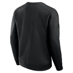 Detroit Red Wings Fanatics Authentic Pro Road Fleece Pullover Sweatshirt - Black - NHL