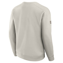 Edmonton Oilers Fanatics Authentic Pro Road Fleece Pullover Sweatshirt - Cream - NHL