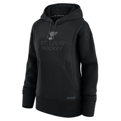 St. Louis Blues Fanatics Women's Authentic Pro Road Pullover Hoodie - Black - NHL