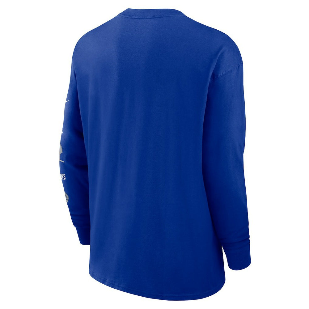 Dallas Cowboys Rewind Heavy Max90 Pocket Long Sleeve T-Shirt Royal | Nike for Sale