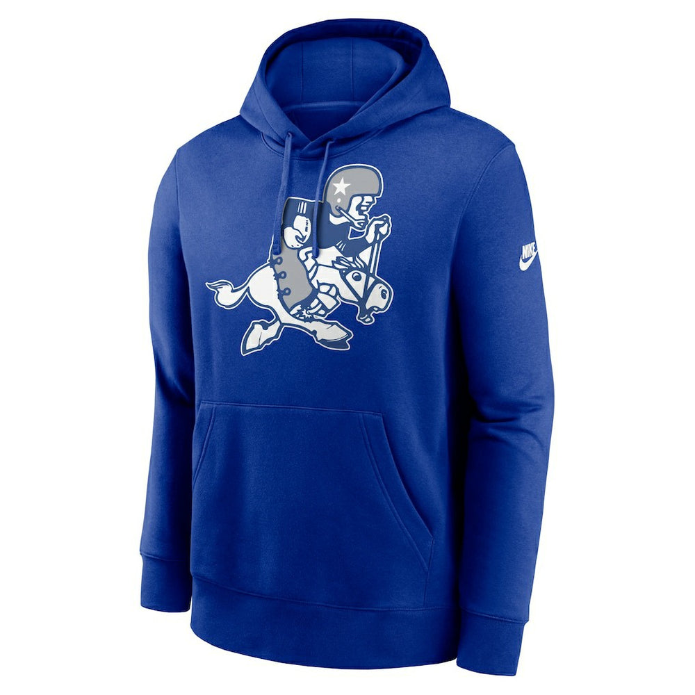 Dallas Cowboys Rewind Retro Joe Club Pullover Hoodie Royal | Nike for Sale
