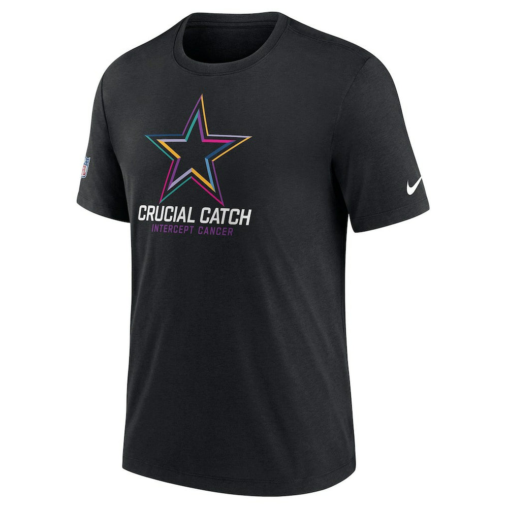 Dallas Cowboys 2024 NFL Crucial Catch T-Shirt Black | Nike for Sale