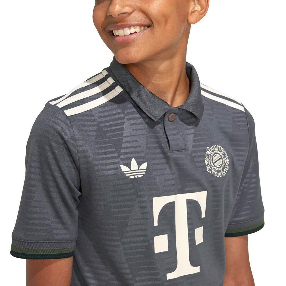 Bayern Munich Youth 2024/25 Wiesn Replica Jersey Gray | Adidas online