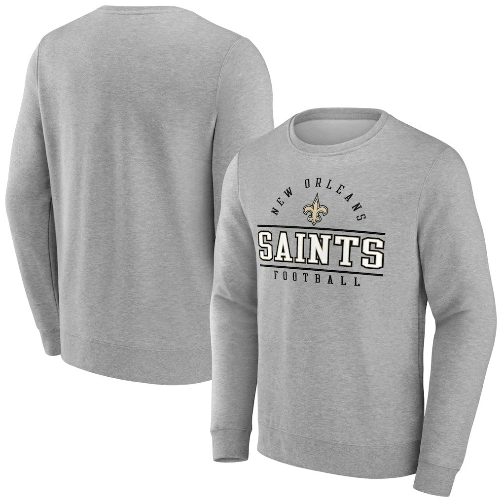 New Orleans Saints Extreme Tackle Sweatshirt Heather Gray | Fanatics