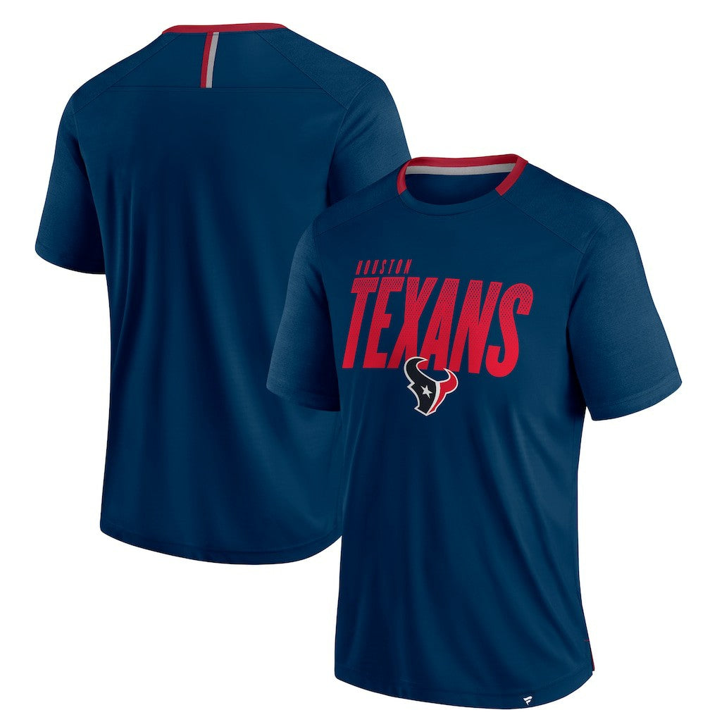 Houston Texans Defender Fade Slant T-Shirt Navy | Fanatics