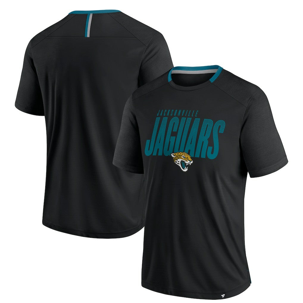Jacksonville Jaguars Defender Fade Slant T-Shirt Black | Fanatics