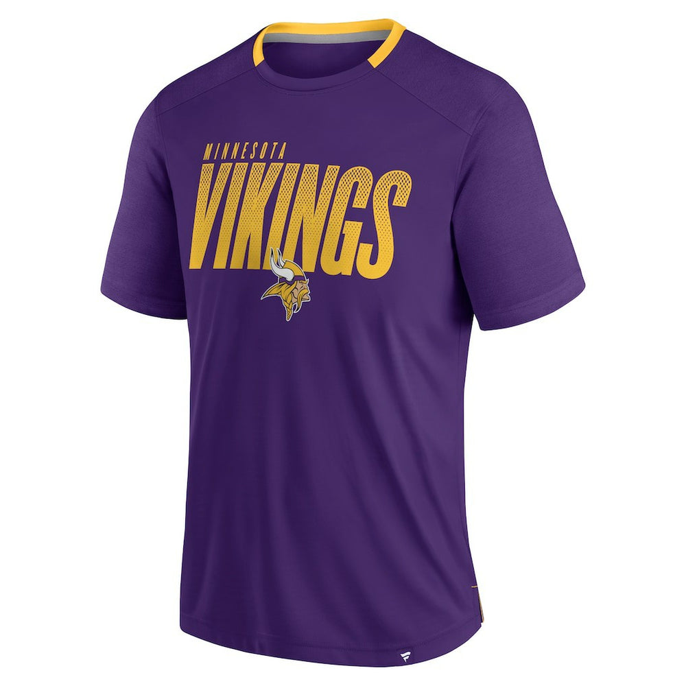 Minnesota Vikings Defender Fade Slant T-Shirt Purple | Fanatics