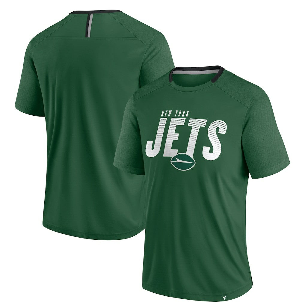 New York Jets Defender Fade Slant T-Shirt Green | Fanatics