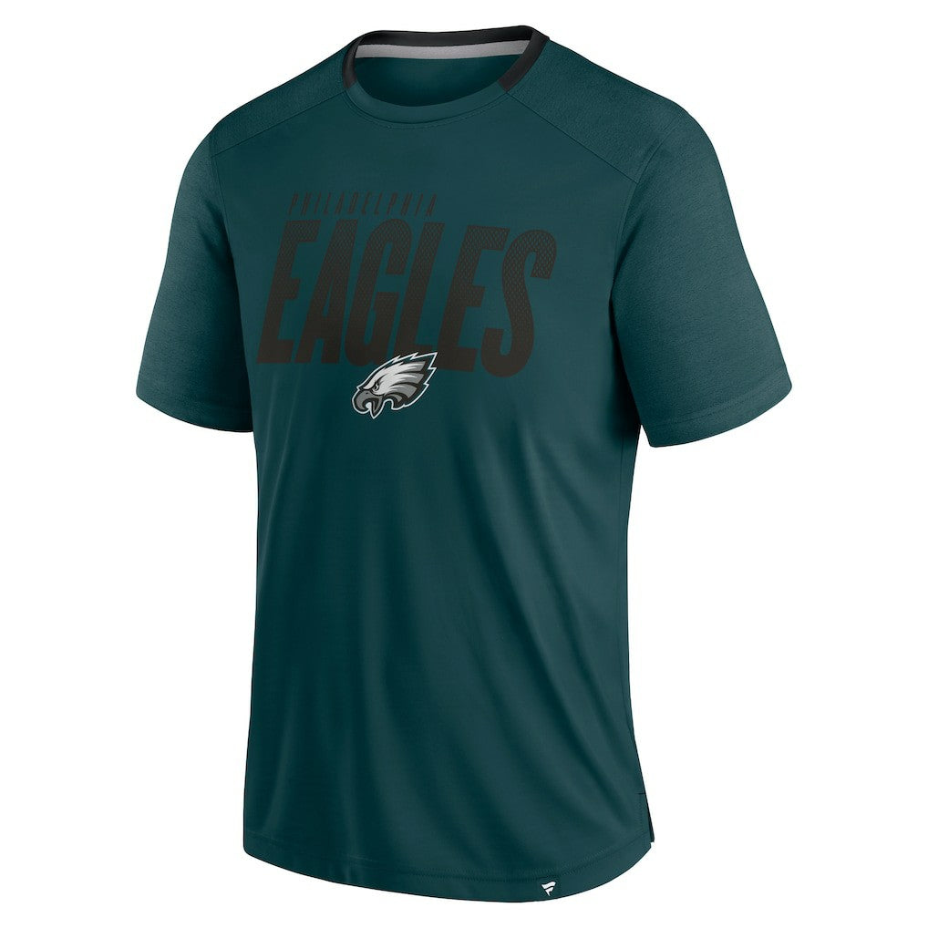 Philadelphia Eagles Defender Fade Slant T-Shirt Midnight Green | Fanatics