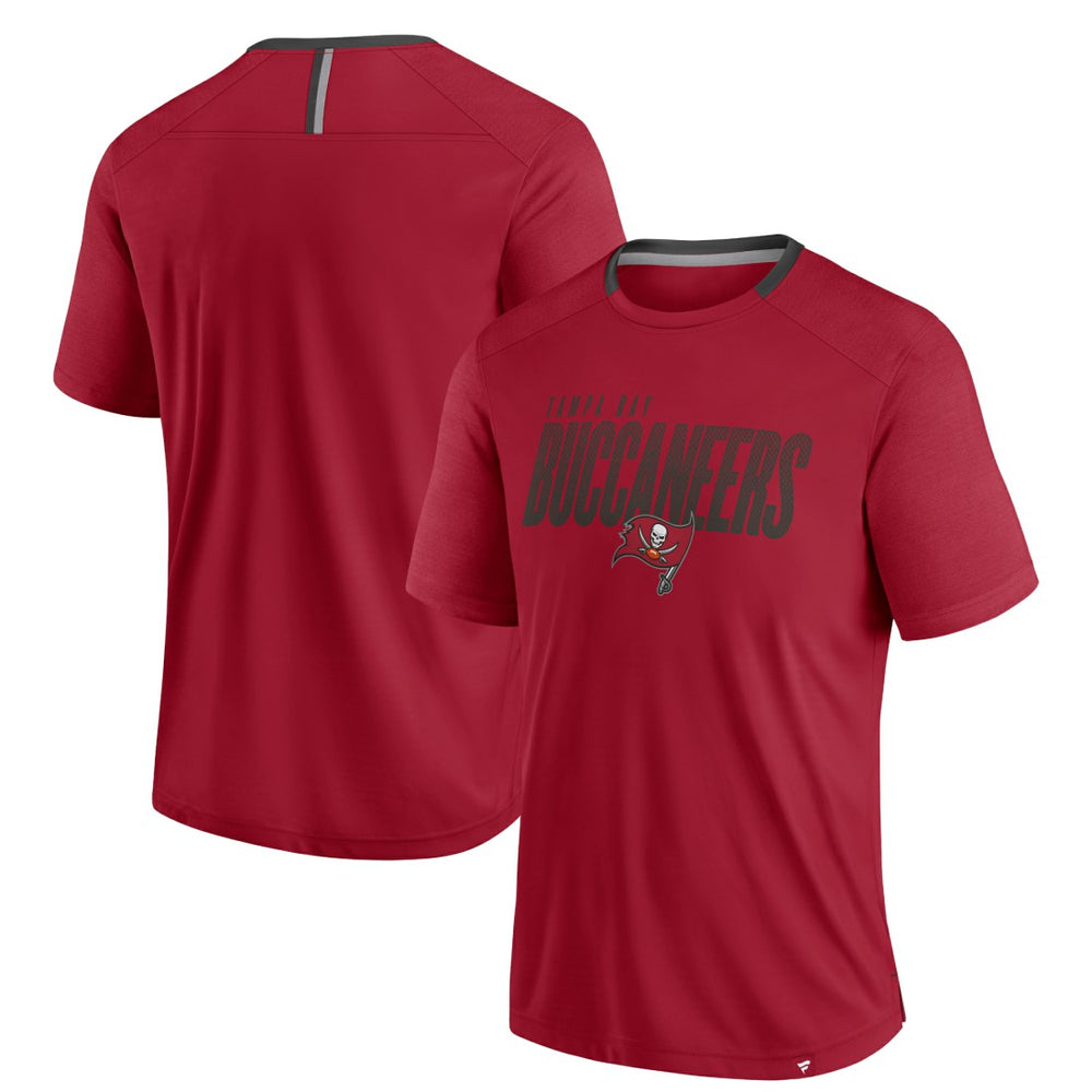 Tampa Bay Buccaneers Defender Fade Slant T-Shirt Red | Fanatics