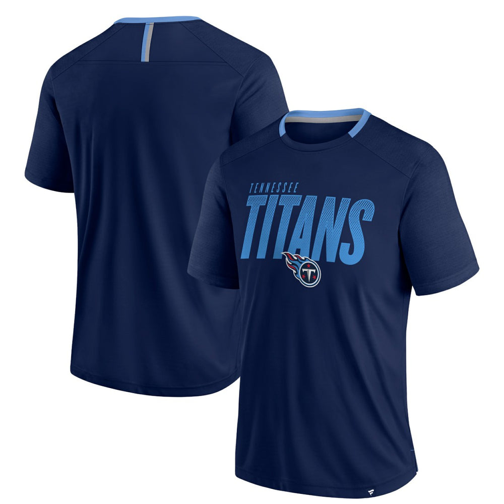 Tennessee Titans Defender Fade Slant T-Shirt Navy | Fanatics