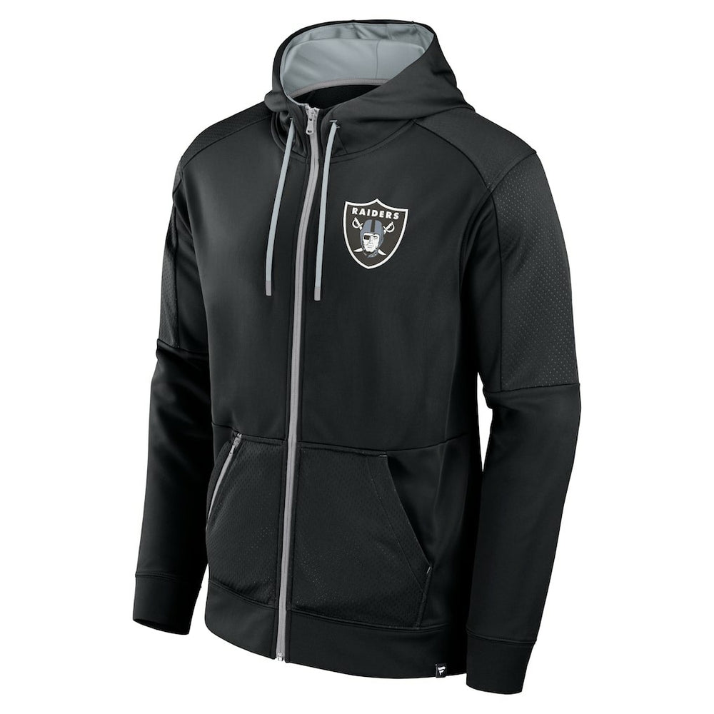 Las Vegas Raiders Defender Full-Zip Hoodie Black | Fanatics
