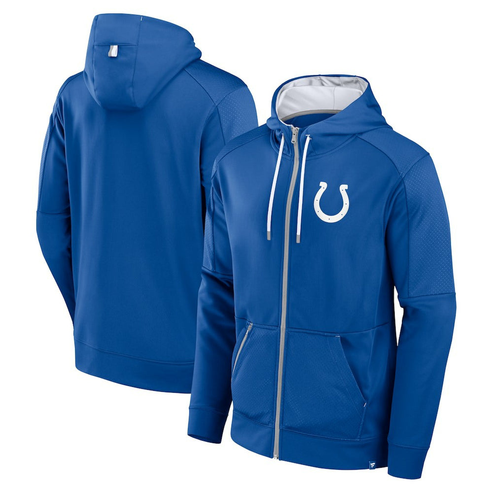Indianapolis Colts Defender Full-Zip Hoodie Royal | Fanatics