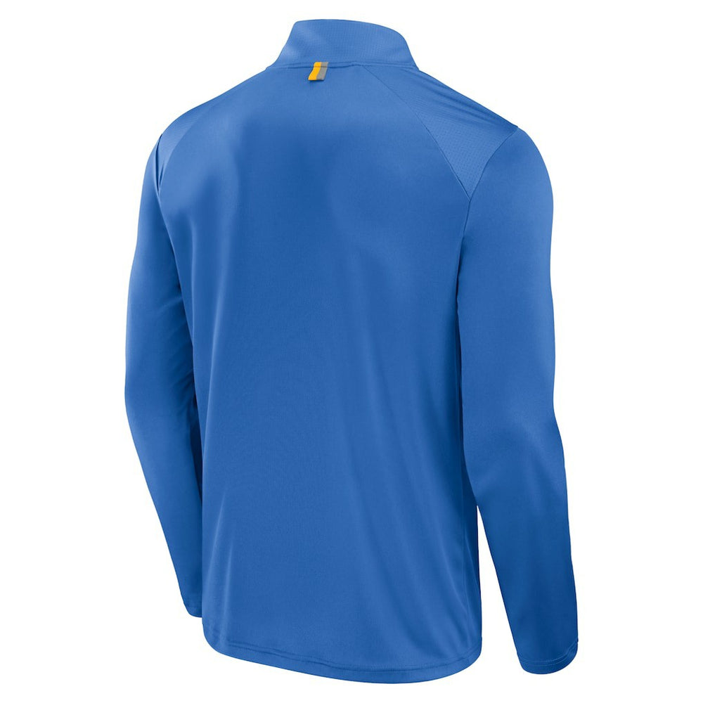 Los Angeles Chargers Defender Long Sleeve Quarter-Zip Jacket Powder Blue | Fanatics