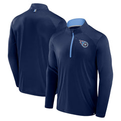 Tennessee Titans Defender Long Sleeve Quarter-Zip Jacket Navy | Fanatics