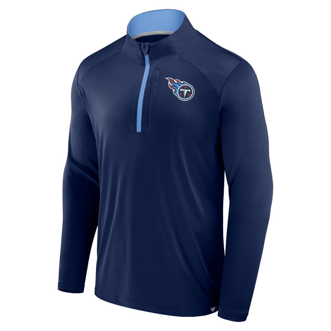 Tennessee Titans Defender Long Sleeve Quarter-Zip Jacket Navy | Fanatics