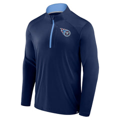 Tennessee Titans Defender Long Sleeve Quarter-Zip Jacket Navy | Fanatics