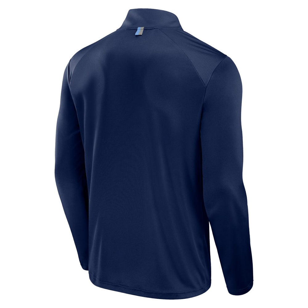 Tennessee Titans Defender Long Sleeve Quarter-Zip Jacket Navy | Fanatics
