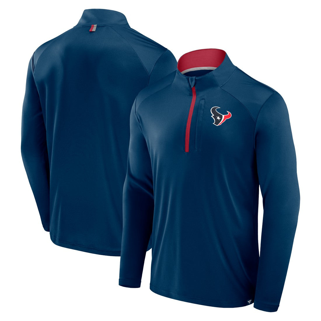 Houston Texans Defender Long Sleeve Quarter-Zip Jacket Navy | Fanatics