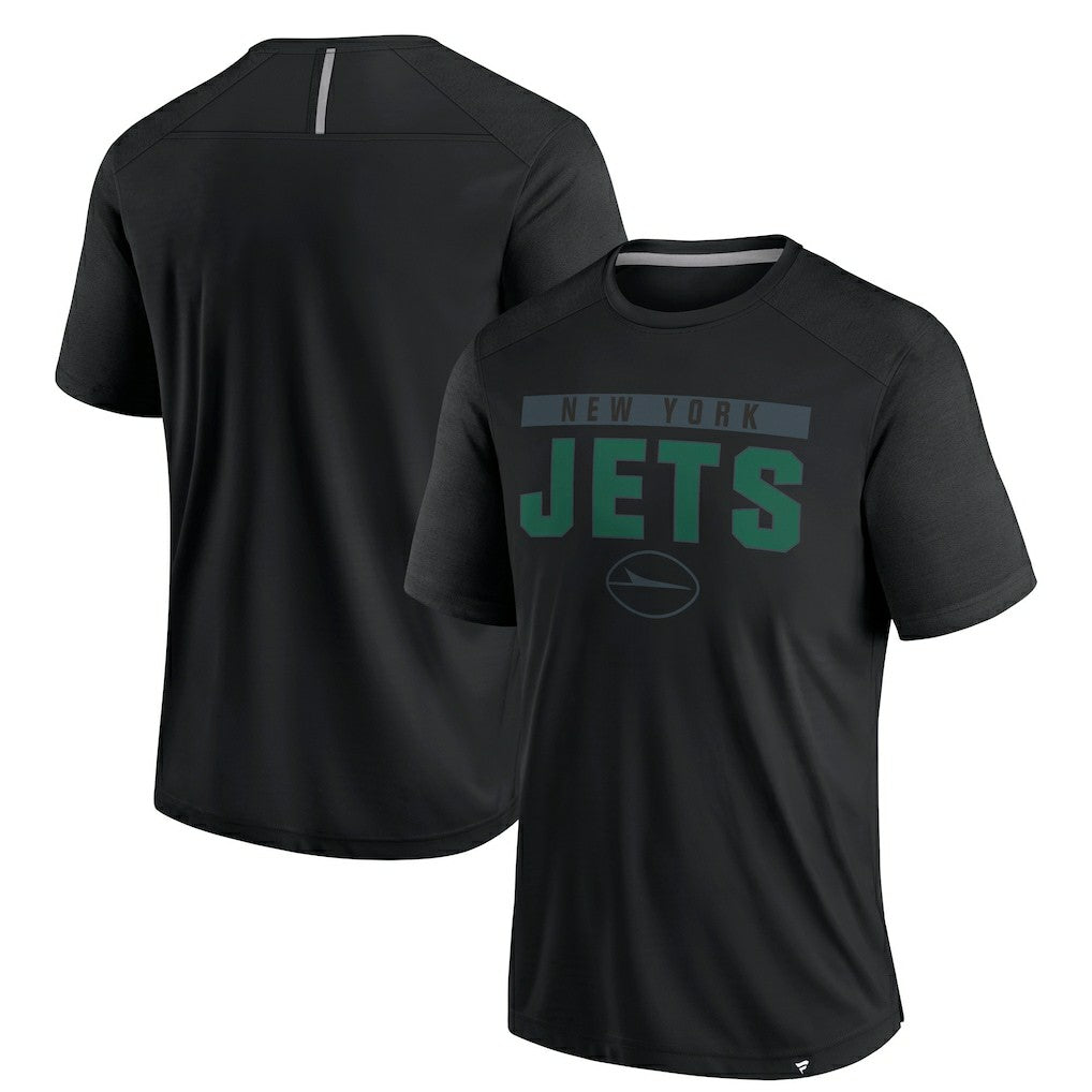 New York Jets Defender Blackout T-Shirt Black | Fanatics