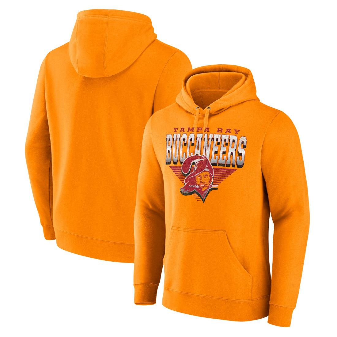 Tampa Bay Buccaneers Geometric Chrome Pullover Hoodie Red | Fanatics