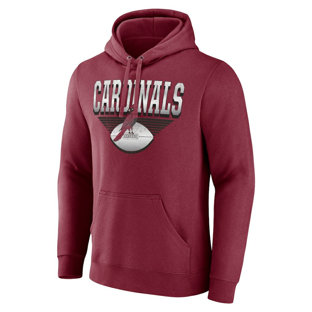 Arizona Cardinals Geometric Chrome Pullover Hoodie Cardinal | Fanatics