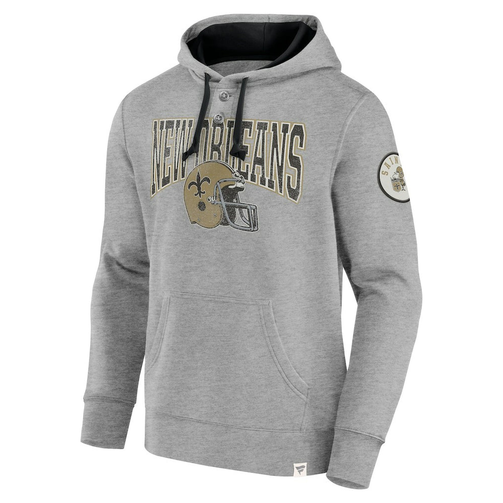 New Orleans Saints Label Maker Pullover Hoodie Black | Fanatics