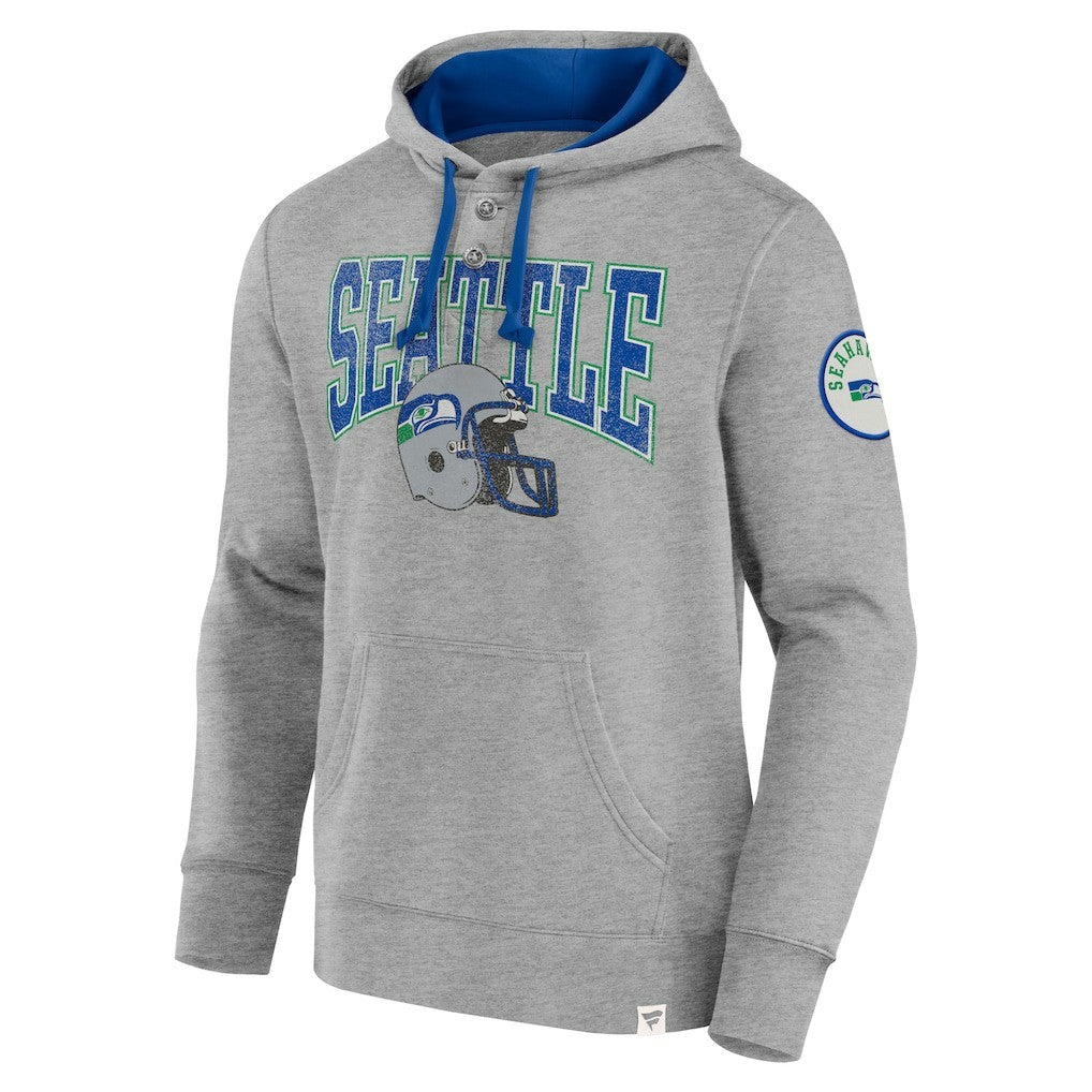 Seattle Seahawks Label Maker Pullover Hoodie Heather Gray | Fanatics