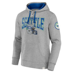 Seattle Seahawks Label Maker Pullover Hoodie Heather Gray | Fanatics