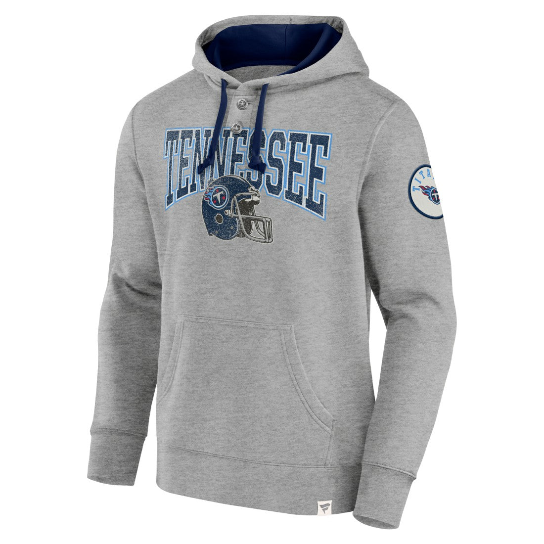 Tennessee Titans Label Maker Pullover Hoodie Heather Gray | Fanatics