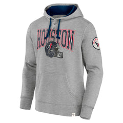 Houston Texans Label Maker Pullover Hoodie Heather Gray | Fanatics