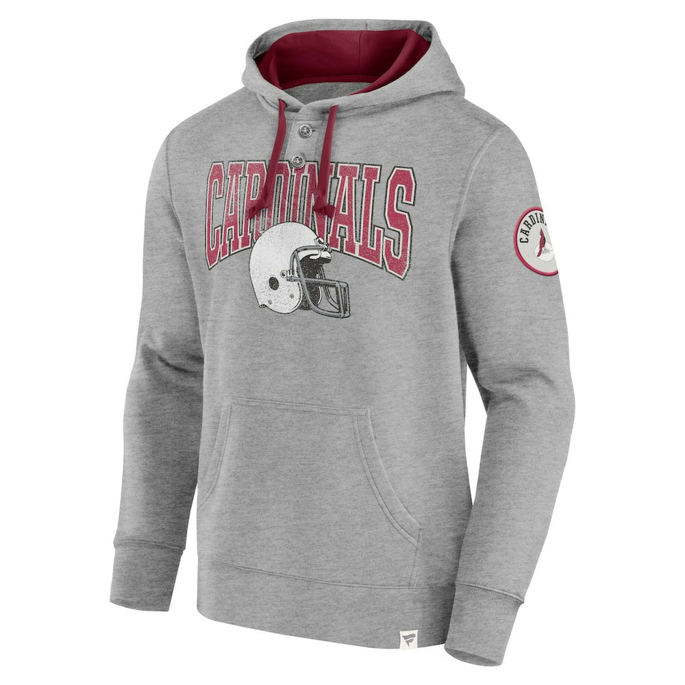 Arizona Cardinals Label Maker Pullover Hoodie Heather Gray | Fanatics
