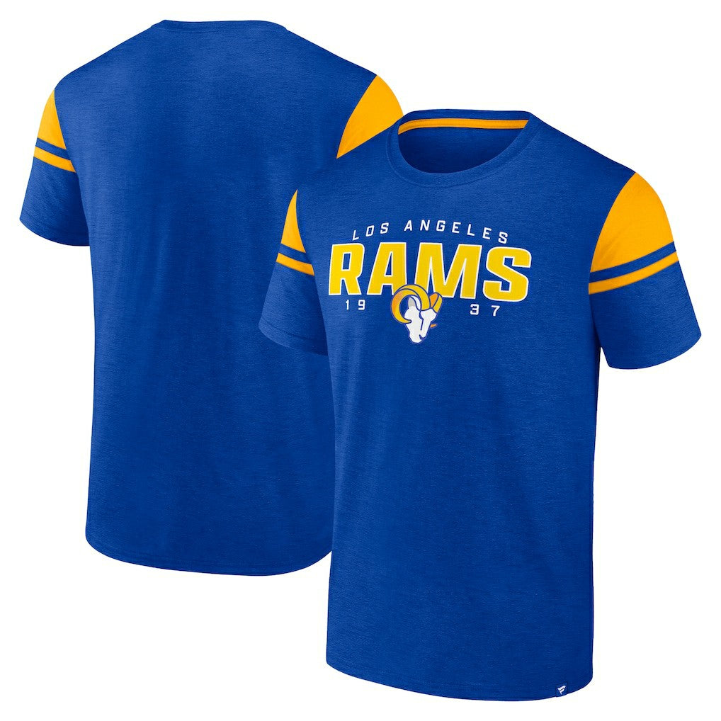 Los Angeles Rams Old School Play Slub T-Shirt Royal | Fanatics