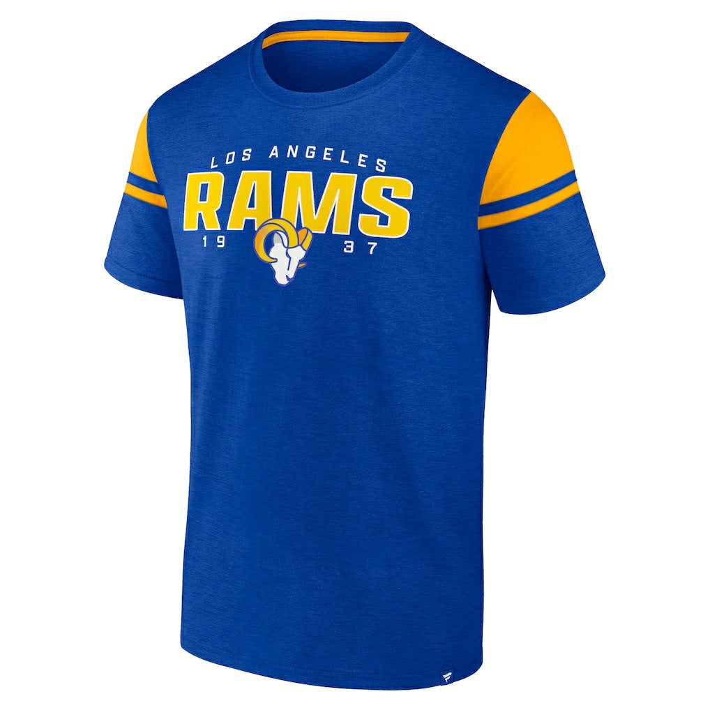 Los Angeles Rams Old School Play Slub T-Shirt Royal | Fanatics