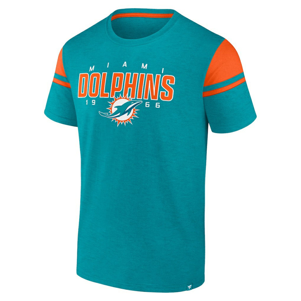 Miami Dolphins Old School Play Slub T-Shirt Aqua | Fanatics