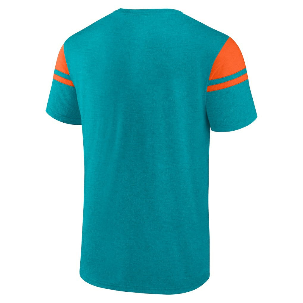 Miami Dolphins Old School Play Slub T-Shirt Aqua | Fanatics