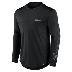 Las Vegas Raiders Blackout Long Sleeve T-Shirt Black | Fanatics