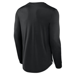 Seattle Seahawks Blackout Long Sleeve T-Shirt Black | Fanatics