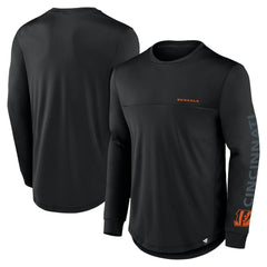Cincinnati Bengals Blackout Long Sleeve T-Shirt Black | Fanatics
