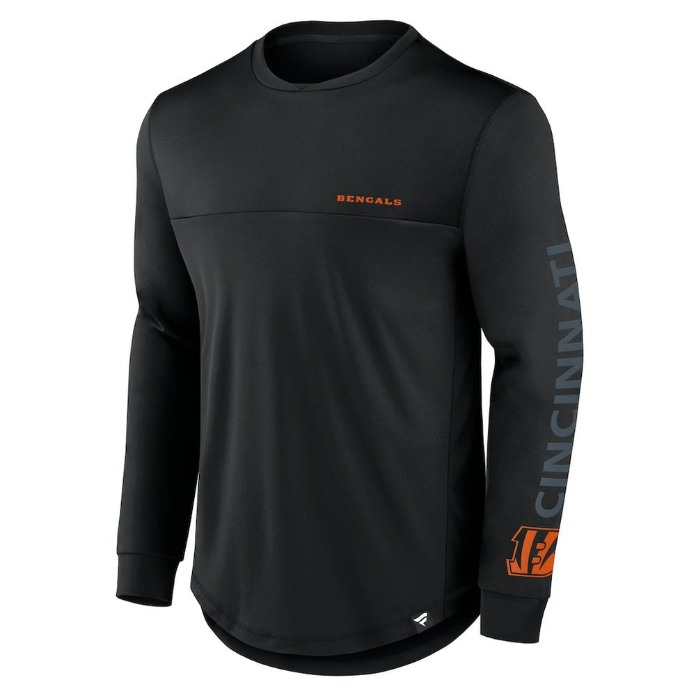 Cincinnati Bengals Blackout Long Sleeve T-Shirt Black | Fanatics