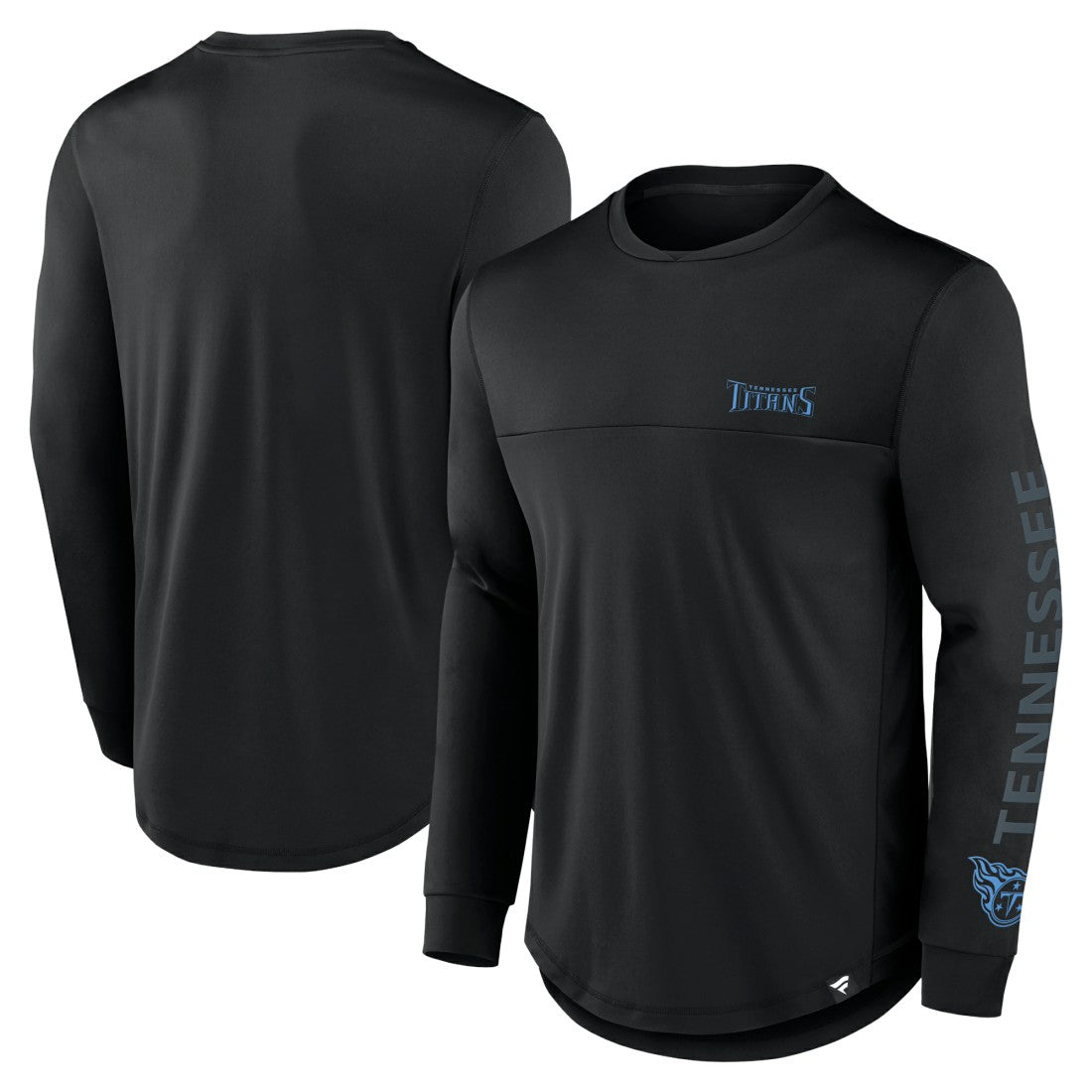 Tennessee Titans Blackout Long Sleeve T-Shirt Black | Fanatics