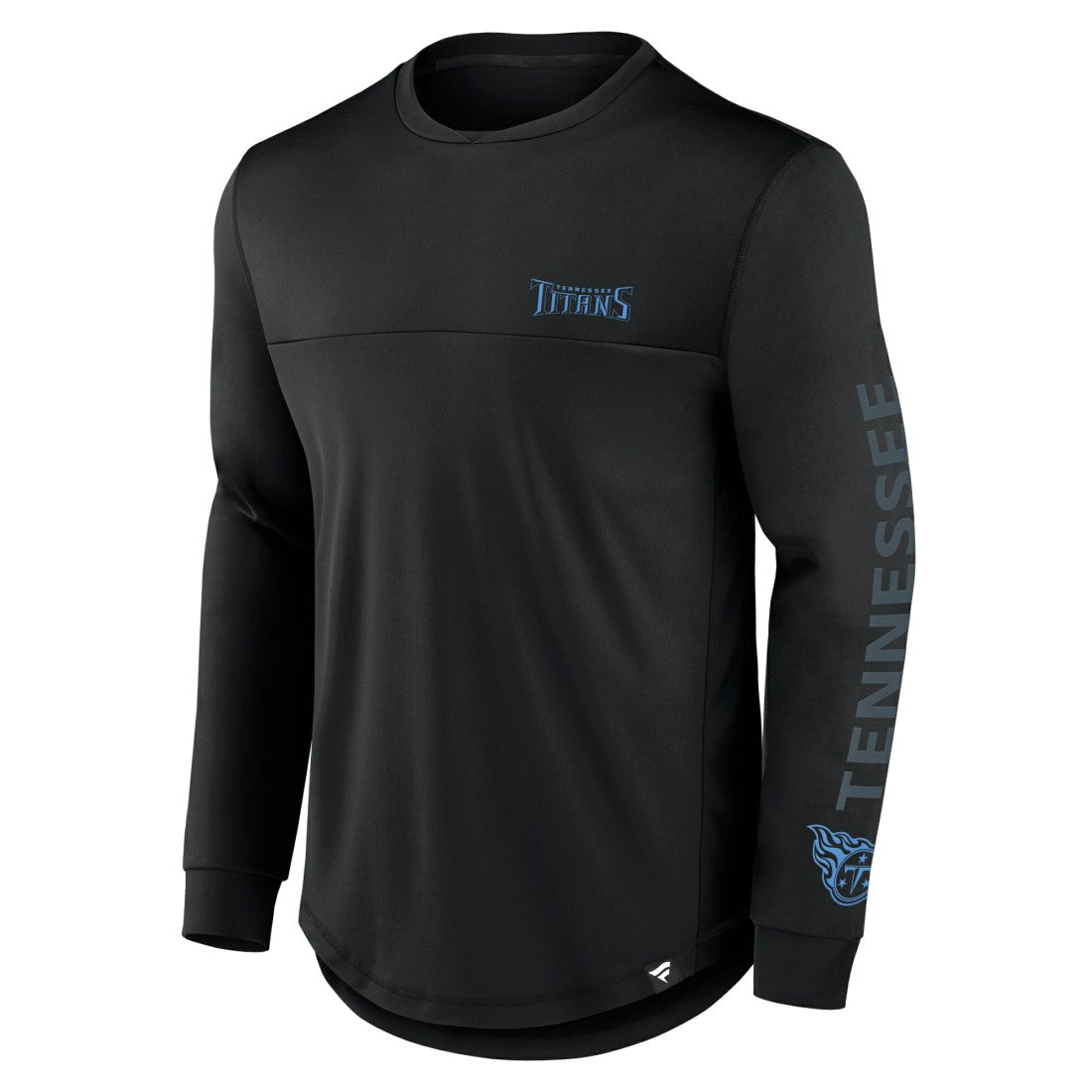 Tennessee Titans Blackout Long Sleeve T-Shirt Black | Fanatics
