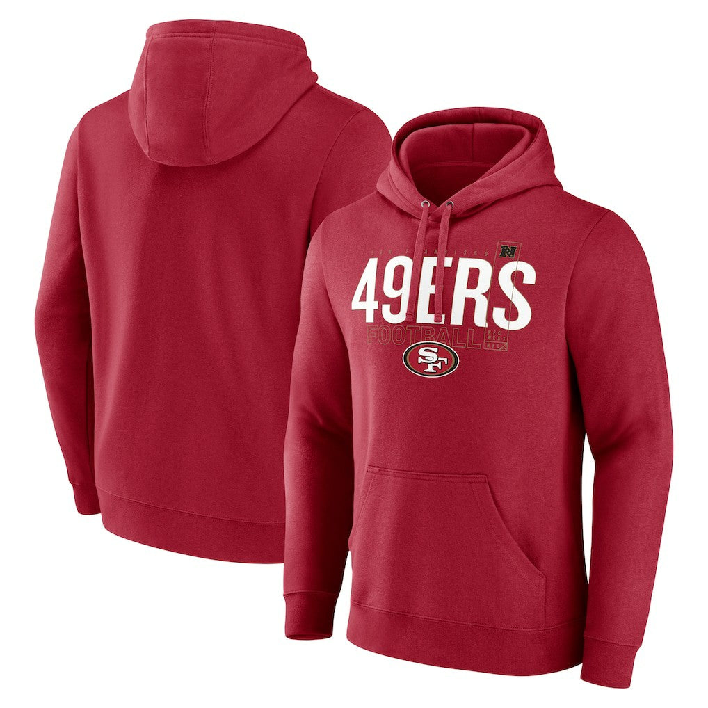 San Francisco 49ers Pylon Outline Pullover Hoodie Scarlet | Fanatics
