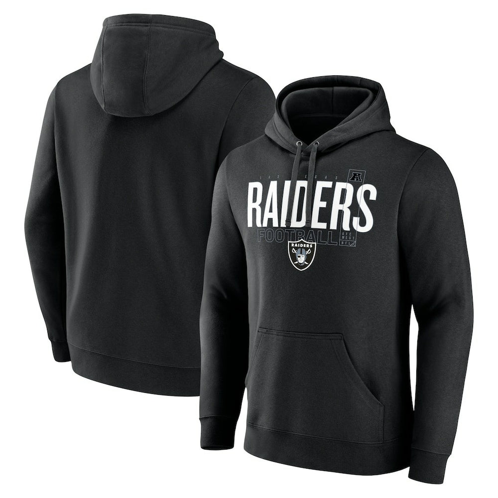 Las Vegas Raiders Pylon Outline Pullover Hoodie Black | Fanatics