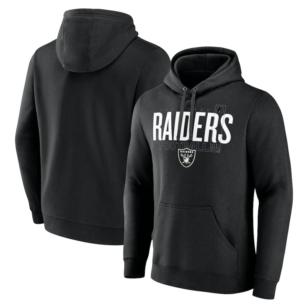 Las Vegas Raiders Pylon Outline Pullover Hoodie Black | Fanatics