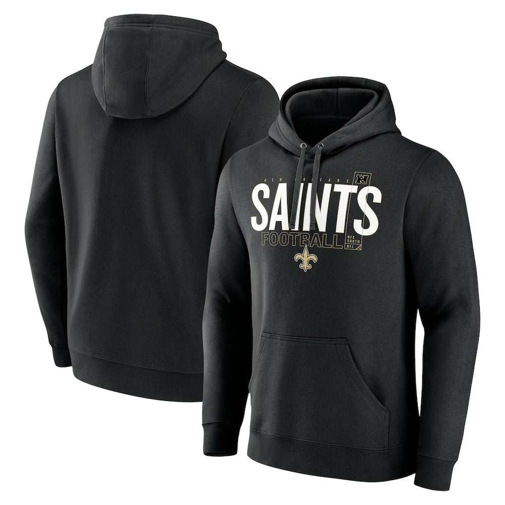 New Orleans Saints Pylon Outline Pullover Hoodie Black | Fanatics