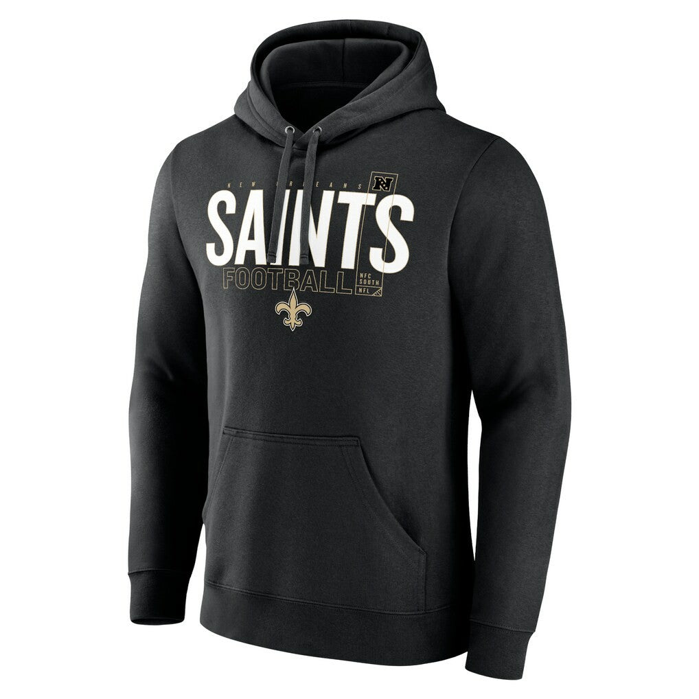 New Orleans Saints Pylon Outline Pullover Hoodie Black | Fanatics