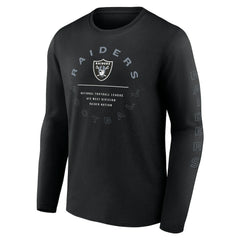 Las Vegas Raiders Stat Sheet Long Sleeve T-Shirt Black | Fanatics