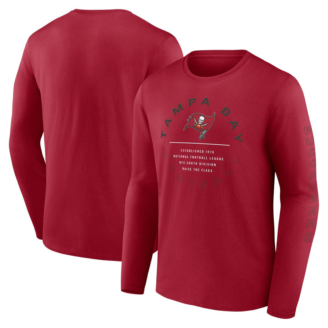 Tampa Bay Buccaneers Stat Sheet Long Sleeve T-Shirt Red | Fanatics