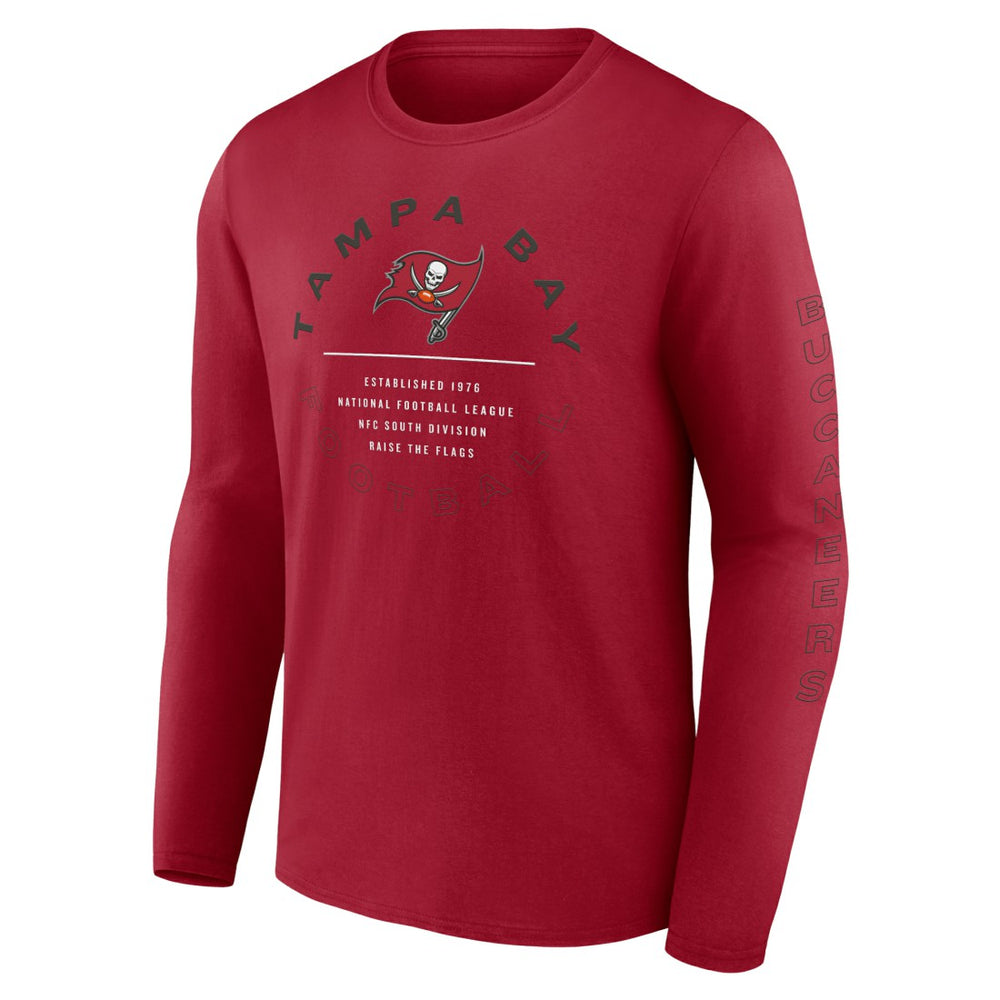 Tampa Bay Buccaneers Stat Sheet Long Sleeve T-Shirt Red | Fanatics